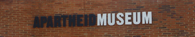 Apartied Museum sign african safari in south africa